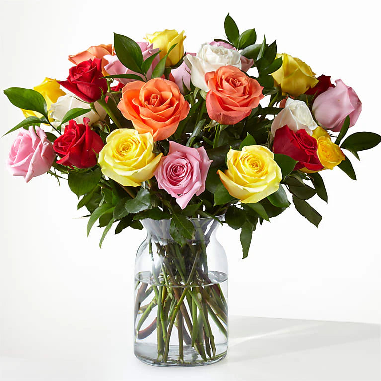 2 Dozen Roses Arranged – Jen-mor Florist Inc, Dover DE