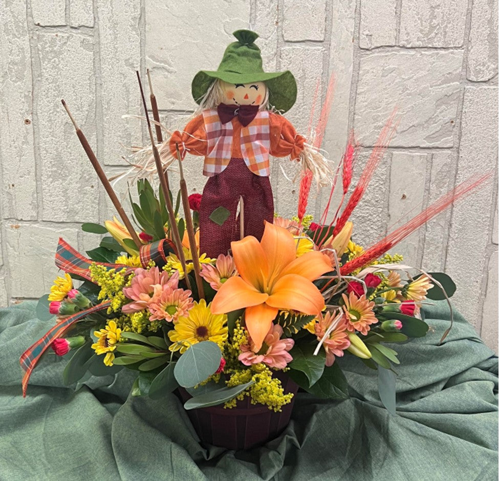 Fall Scarecrow outlets Centerpiece