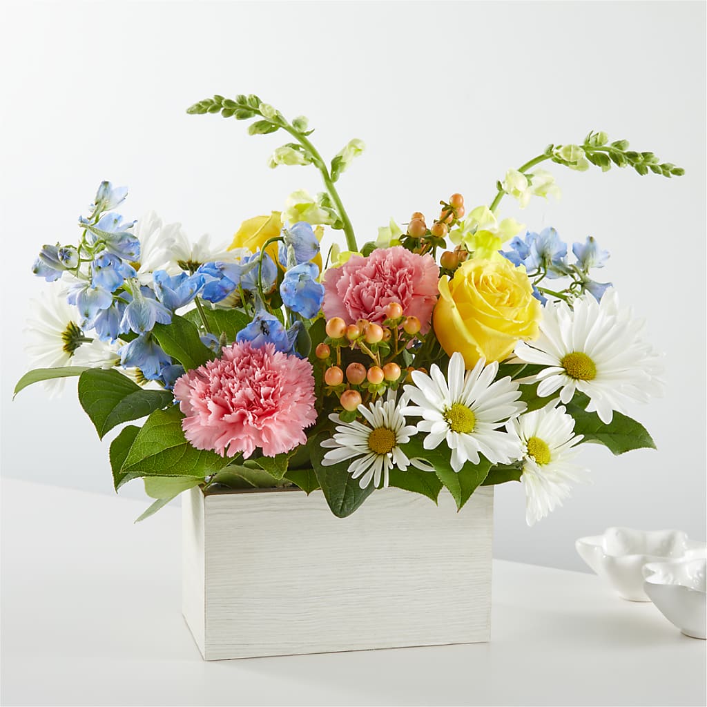 Sun Salutation Box Bouquet – Jen-mor Florist Inc, Dover DE