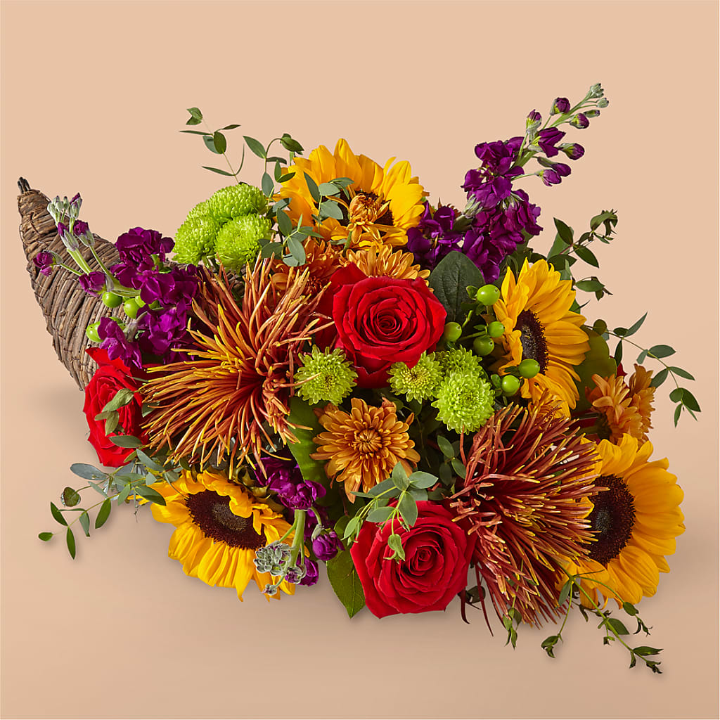Friendsgiving Cornucopia – Jen-mor Florist Inc, Dover DE