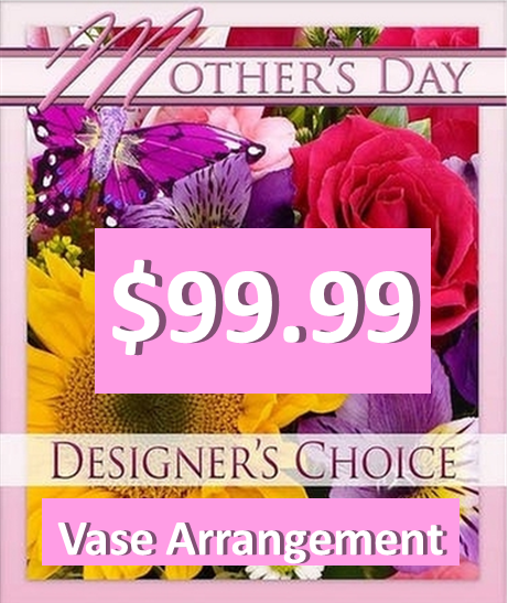 DESIGNERS CHOICE MOTHERS DAY VASE ARRANGEMENT