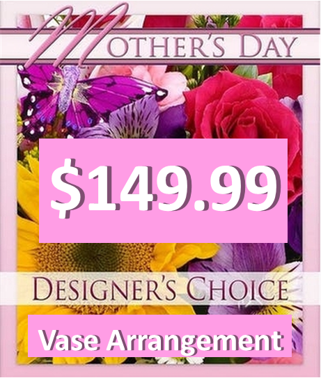 DESIGNERS CHOICE MOTHERS DAY VASE ARRANGEMENT
