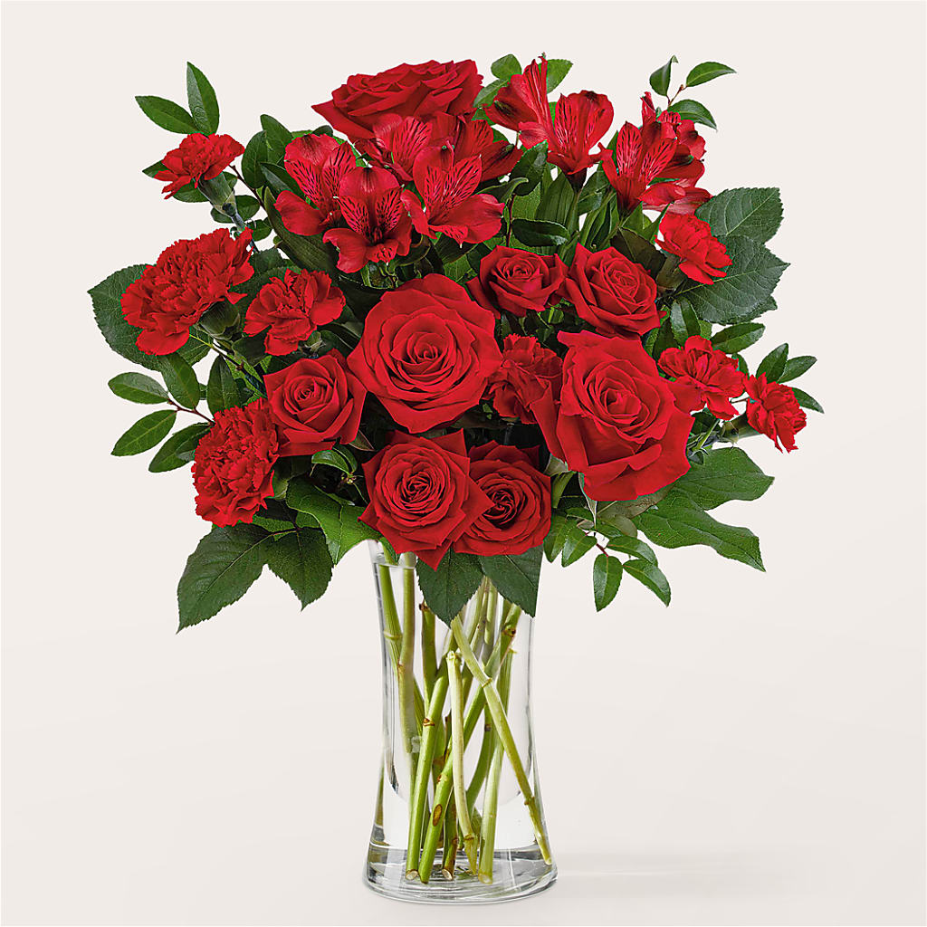 Brilliant Ruby Bouquet – Jen-mor Florist Inc, Dover DE