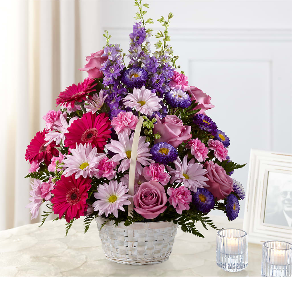 Pastel Peace Basket – Jen-mor Florist Inc, Dover DE