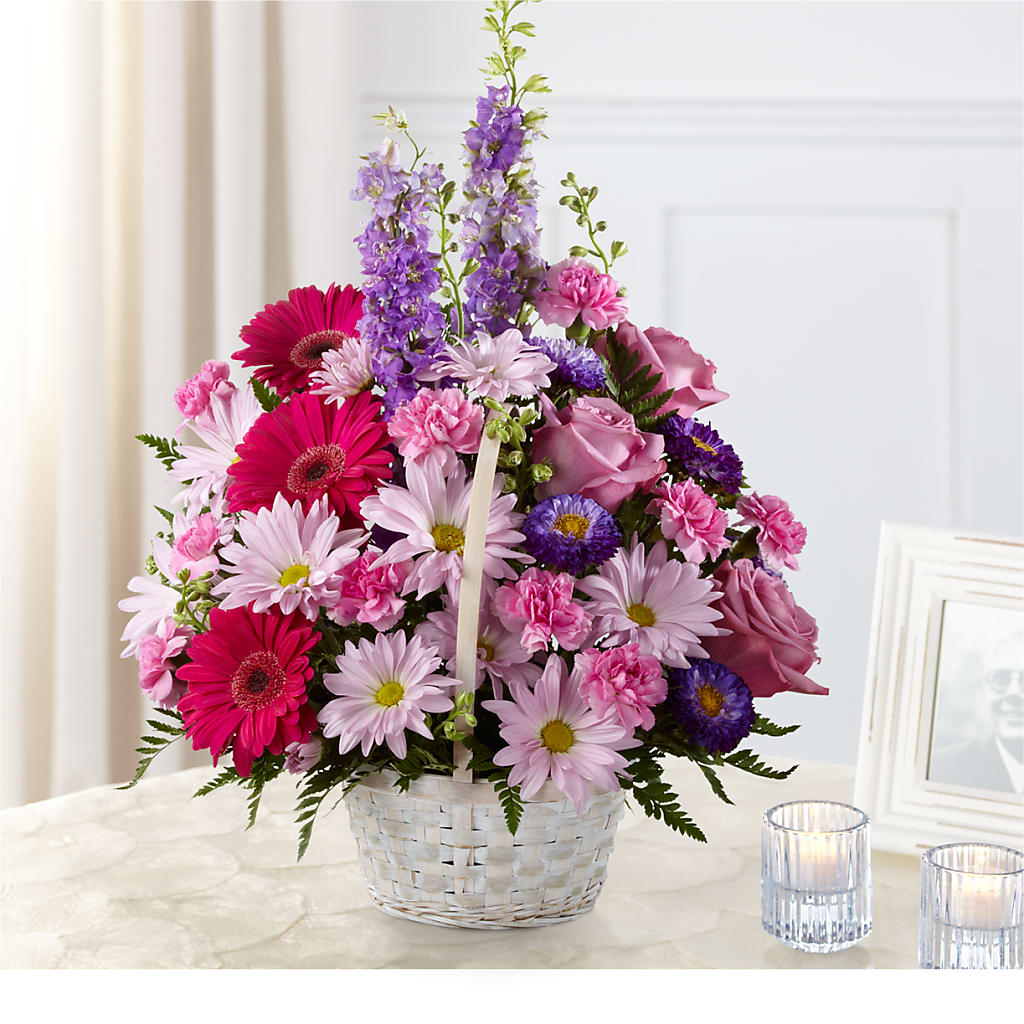 Pastel Peace Basket – Jen-mor Florist Inc, Dover DE