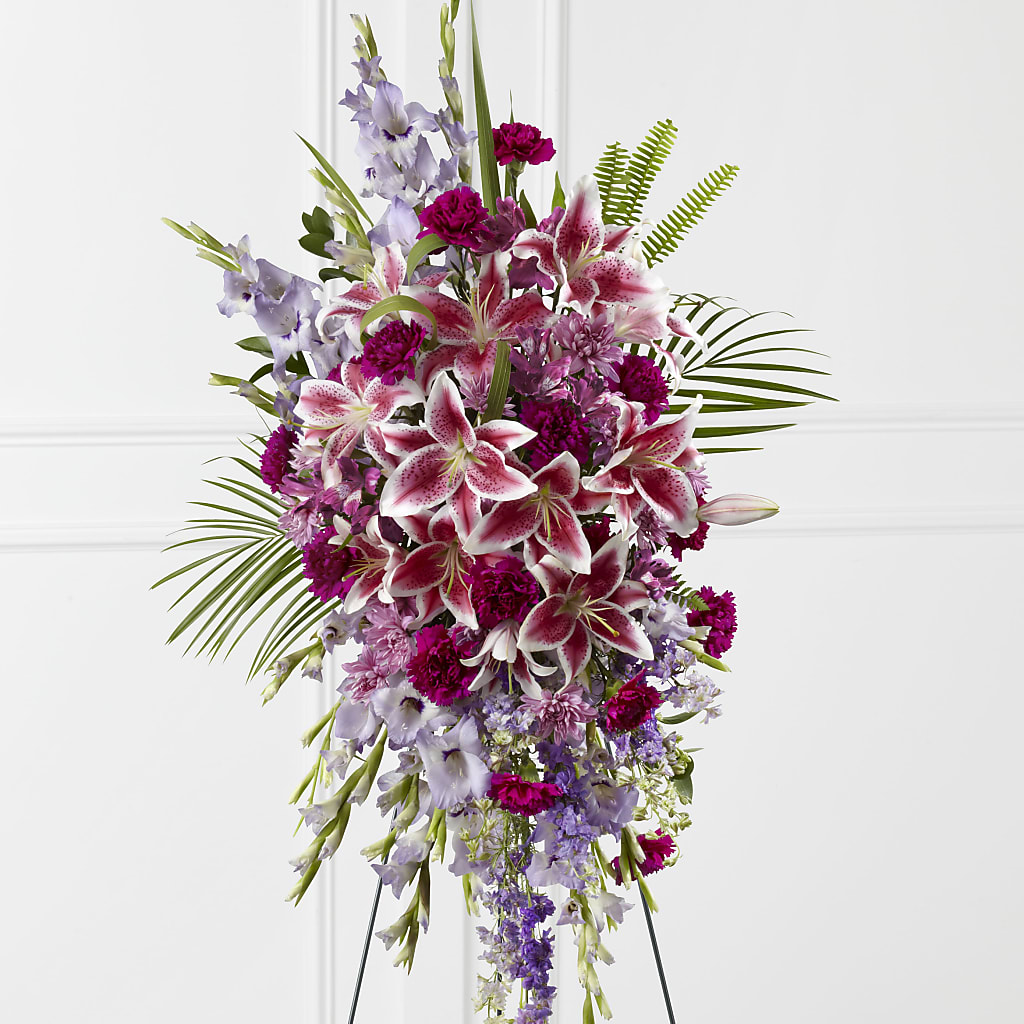 Tender Touch Standing Spray – Jen-mor Florist Inc, Dover DE