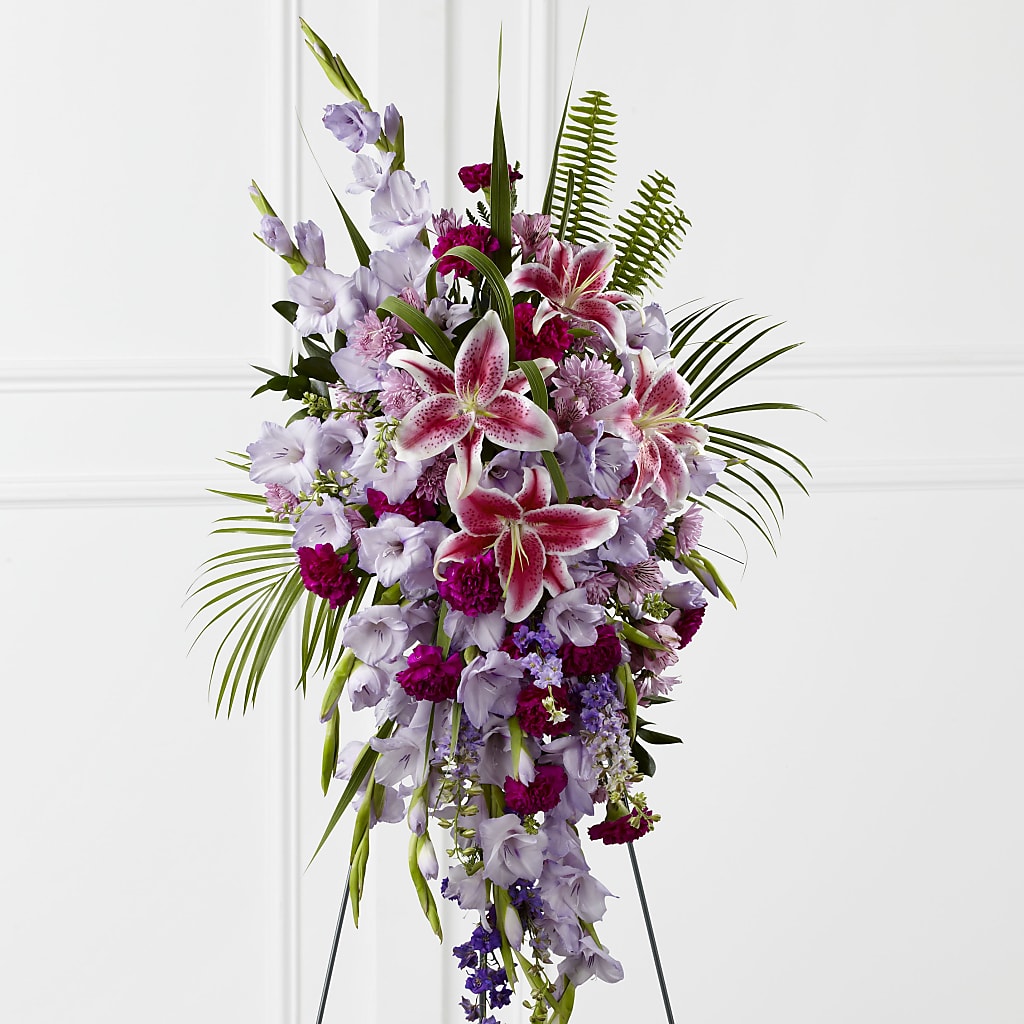 Tender Touch Standing Spray – Jen-mor Florist Inc, Dover DE