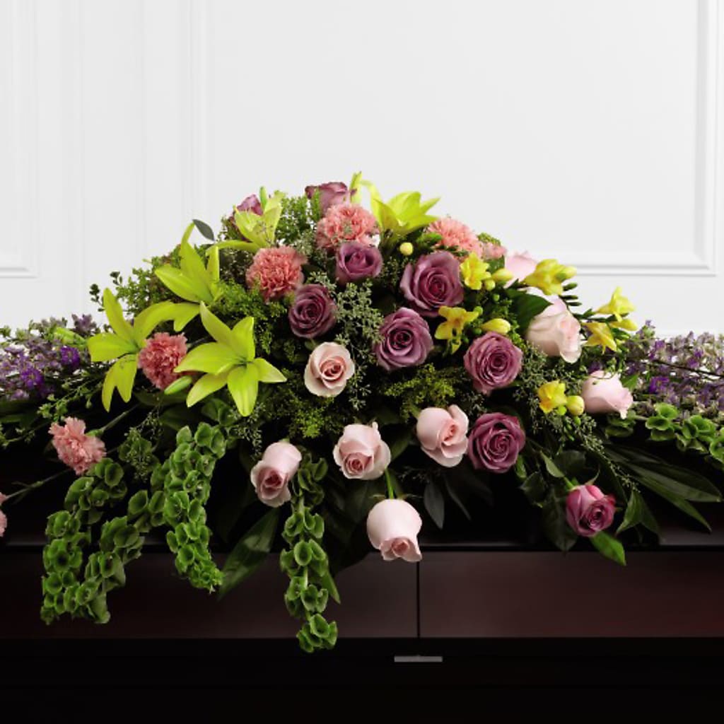 Forever Beloved Casket Spray – Jen-mor Florist Inc, Dover DE