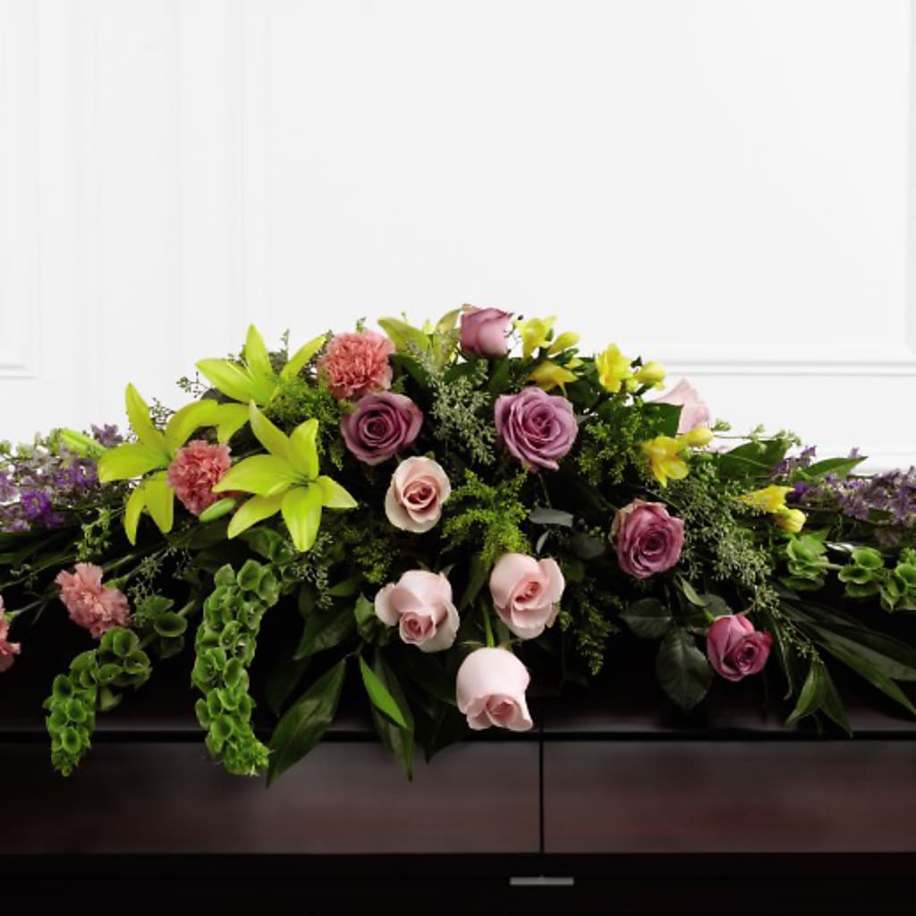 Forever Beloved Casket Spray – Jen-mor Florist Inc, Dover DE