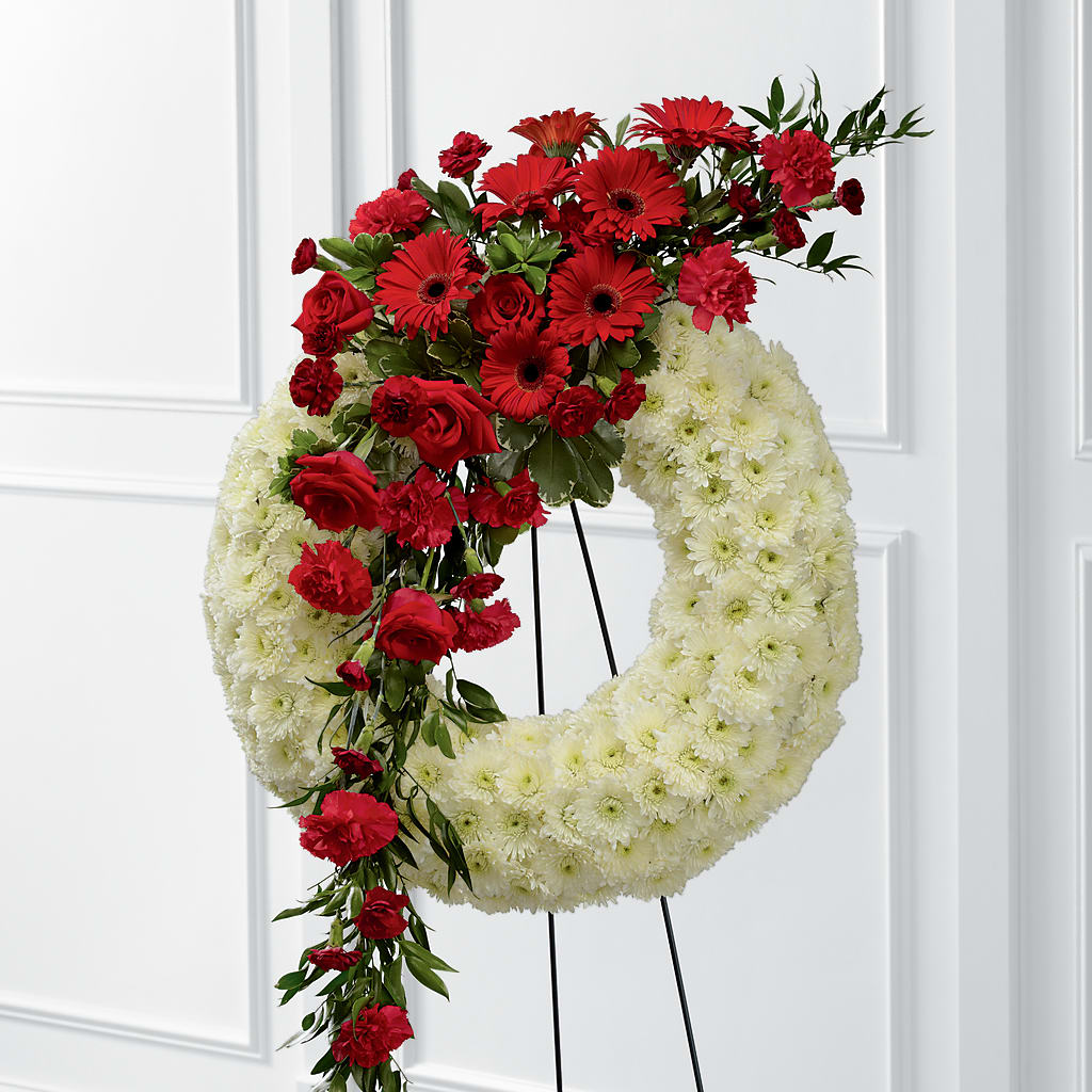 Graceful Tribute Wreath – Jen-mor Florist Inc, Dover DE