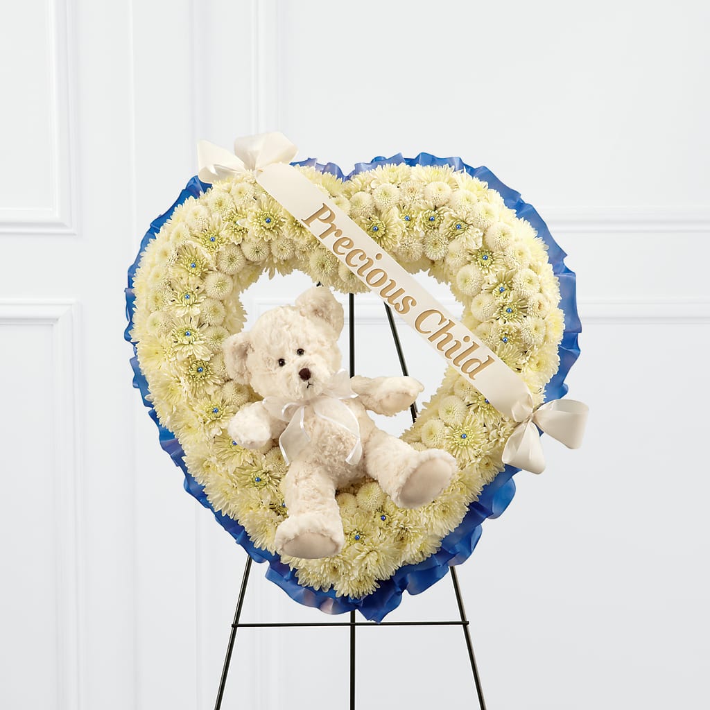 Precious Child Standing Heart – Jen-mor Florist Inc, Dover DE