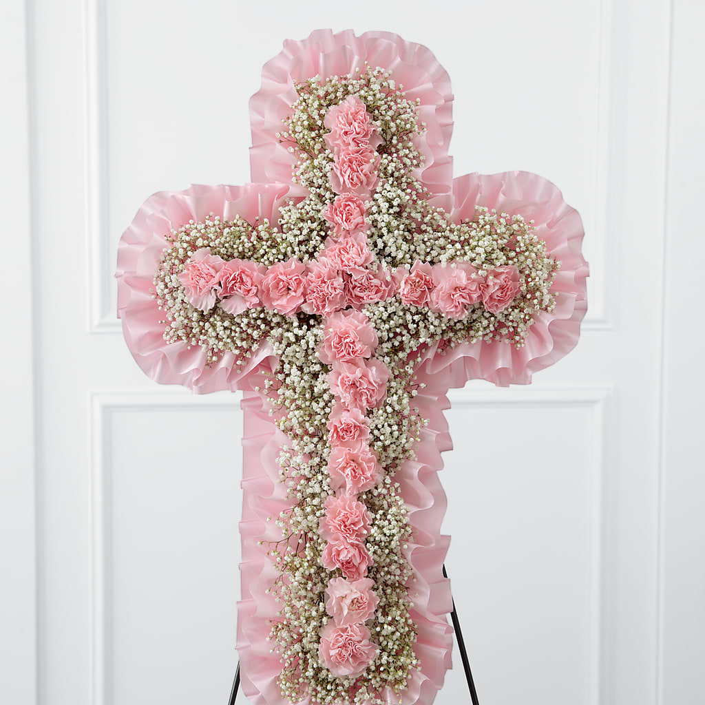 Angel's Cross Easel – Jen-mor Florist Inc, Dover DE