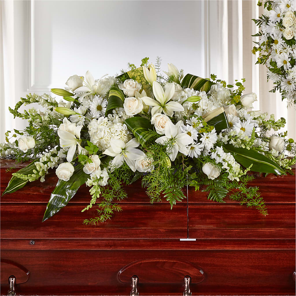 Abundance Casket Spray – Jen-mor Florist Inc, Dover DE