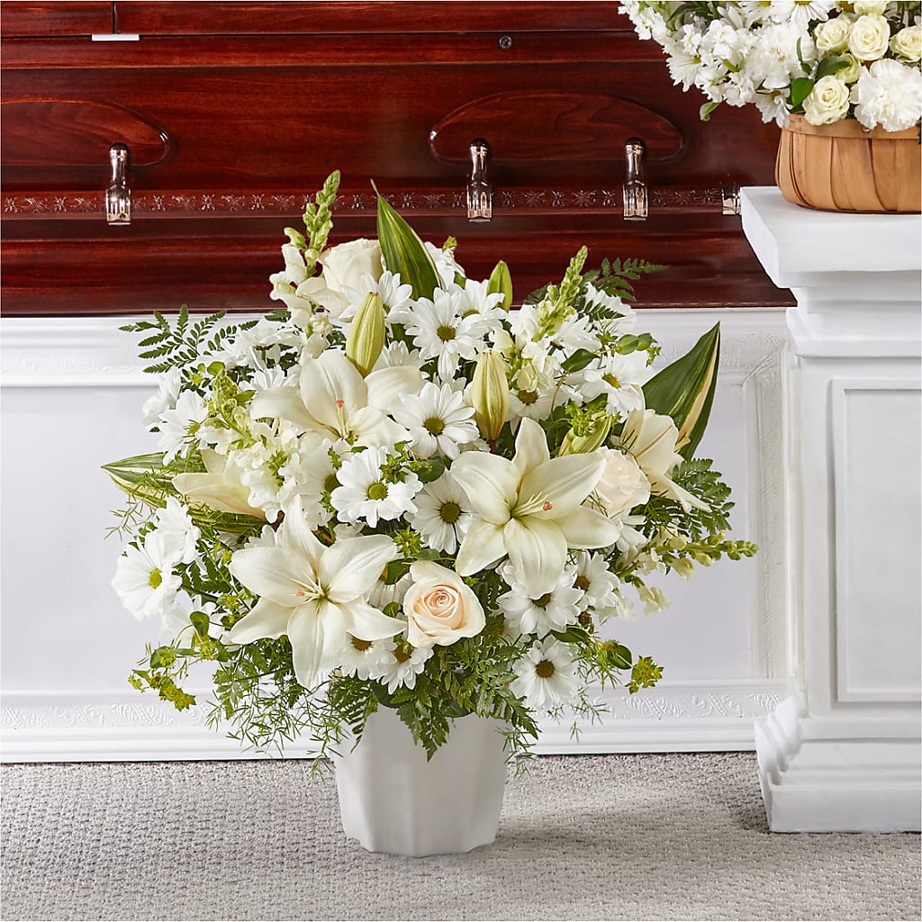 Thoughts of Tranquility Floor Basket – Jen-mor Florist Inc, Dover DE