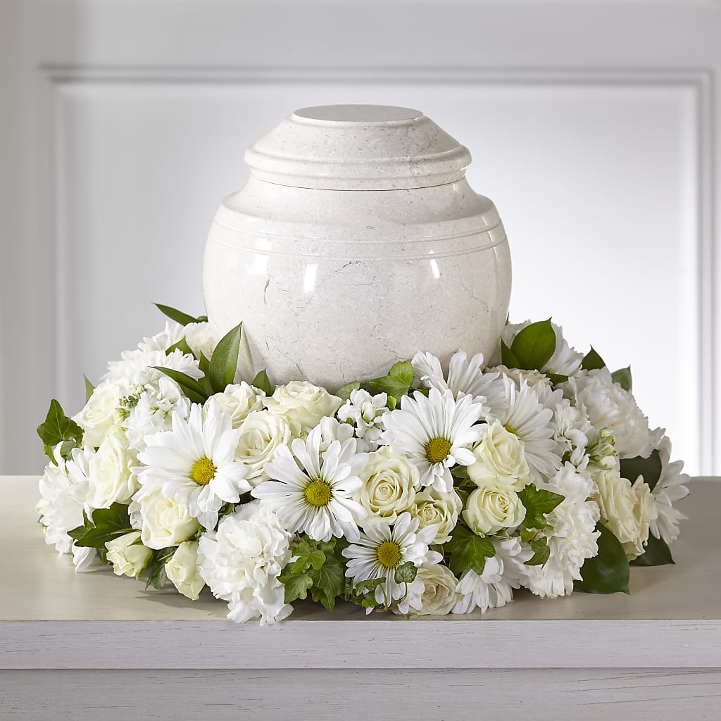 Ivory Gardens Cremation Adornment – Jen-mor Florist Inc, Dover DE