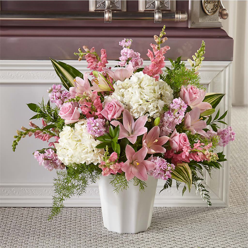 Simply Serene Floor Basket – Jen-mor Florist Inc, Dover DE