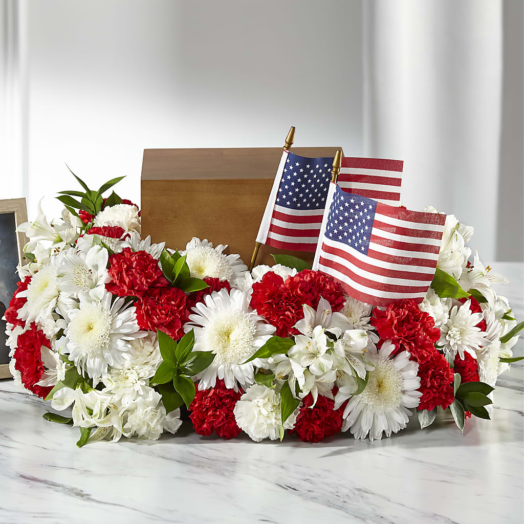 Spirit of Patriotism Cremation Adornment – Jen-mor Florist Inc, Dover DE