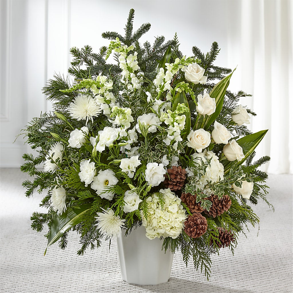 Heavenly Love Floor Basket – Jen-mor Florist Inc, Dover DE