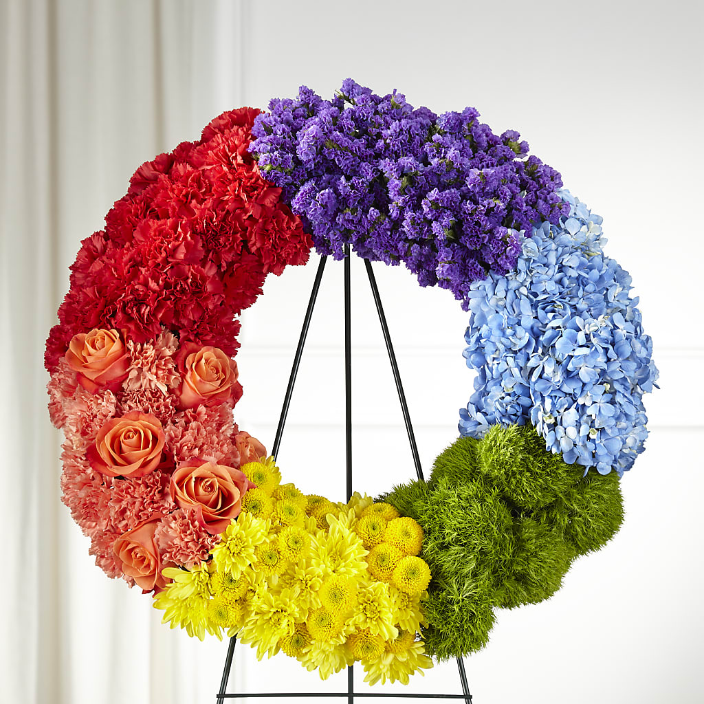 Circle of Love Wreath – Jen-mor Florist Inc, Dover DE