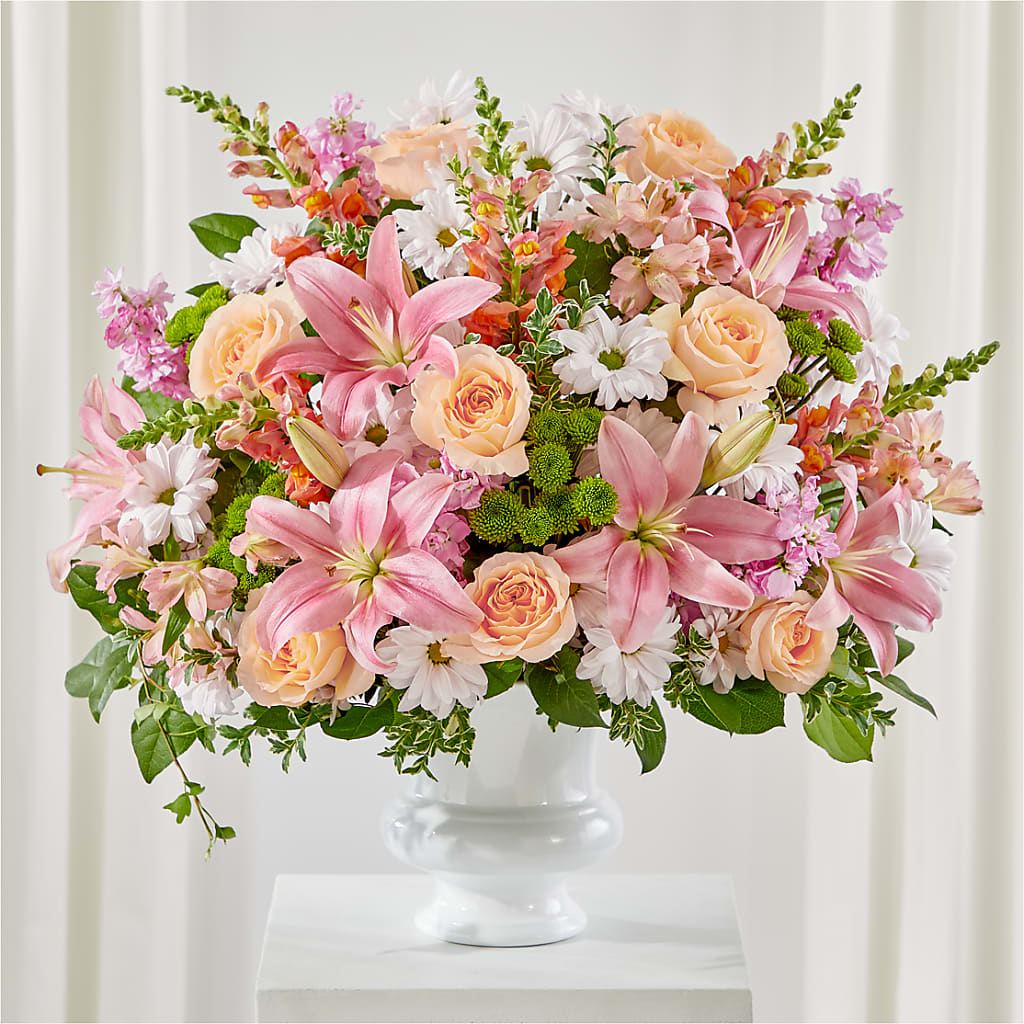 Heartfelt Gesture Urn Arrangement – Jen-mor Florist Inc, Dover DE