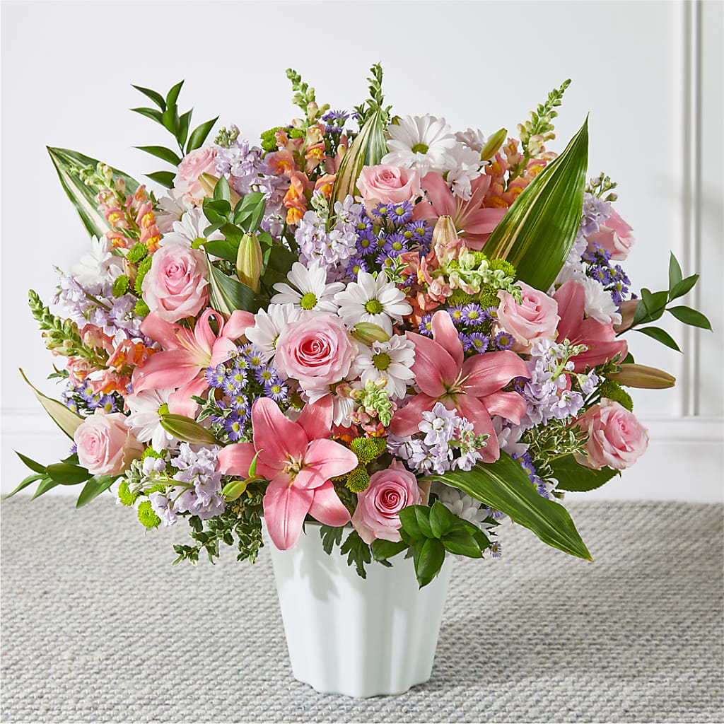Abundant Compassion Floor Basket – Jen-mor Florist Inc, Dover DE