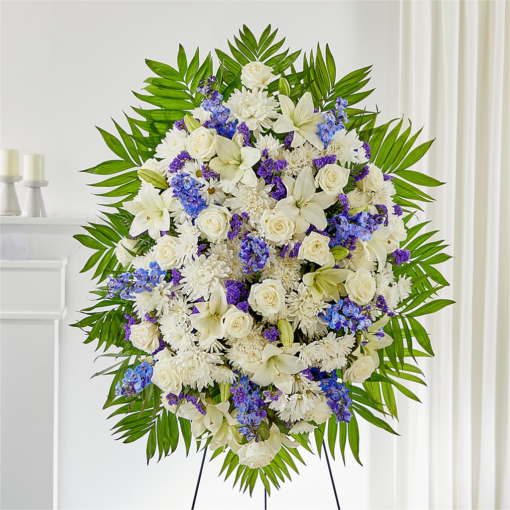 At Rest Standing Spray – Jen-mor Florist Inc, Dover DE