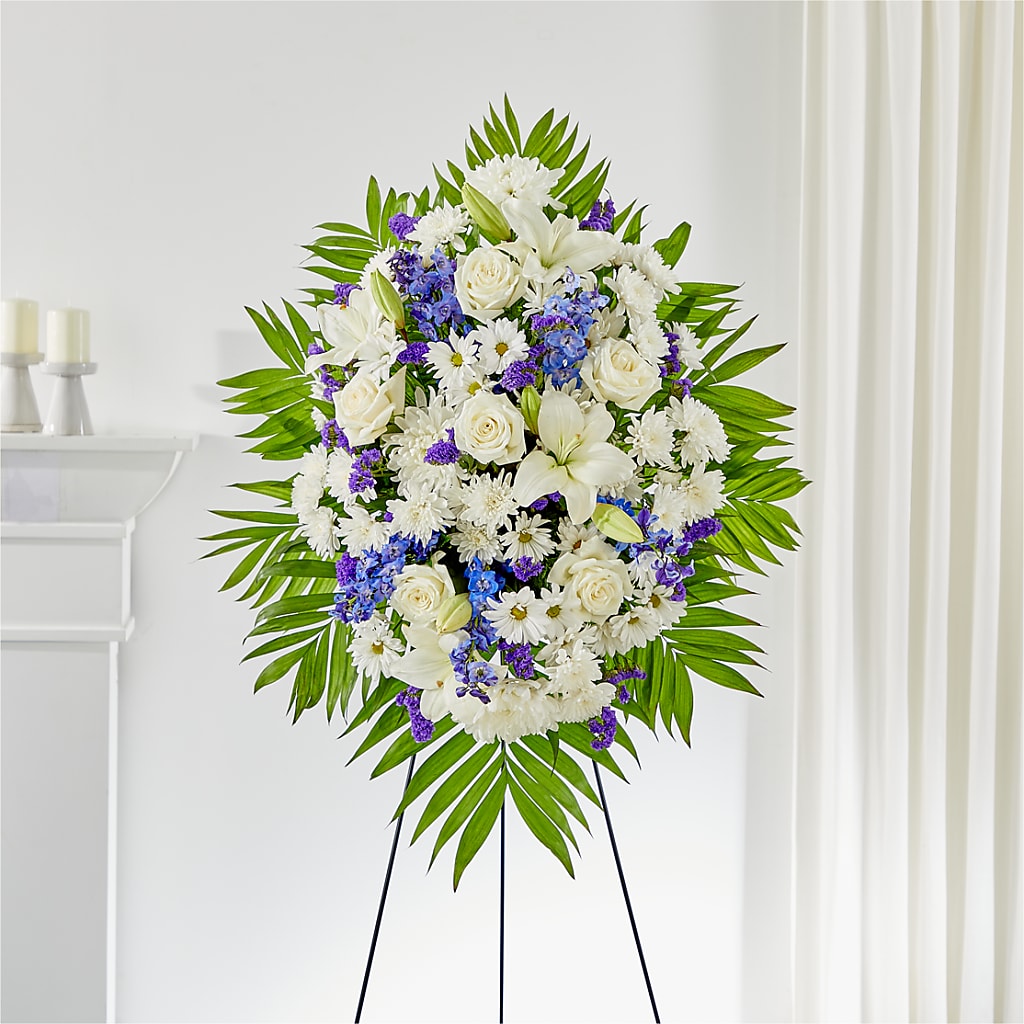At Rest Standing Spray – Jen-mor Florist Inc, Dover DE