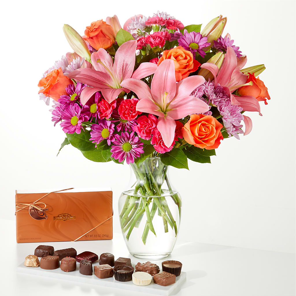 One and Only Bouquet and Chocolate Bundle – Jen-mor Florist Inc, Dover DE