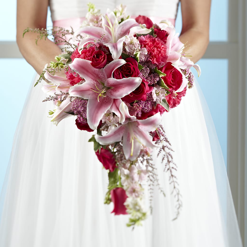 Lily & Rose Bouquet – Jen-mor Florist Inc, Dover DE
