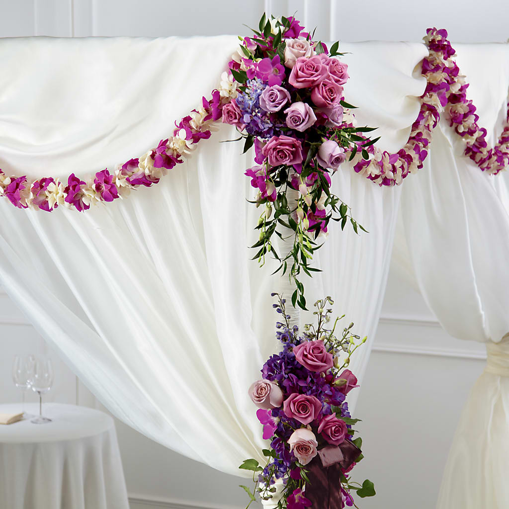 Color & Light Chuppah Decor – Jen-mor Florist Inc, Dover DE