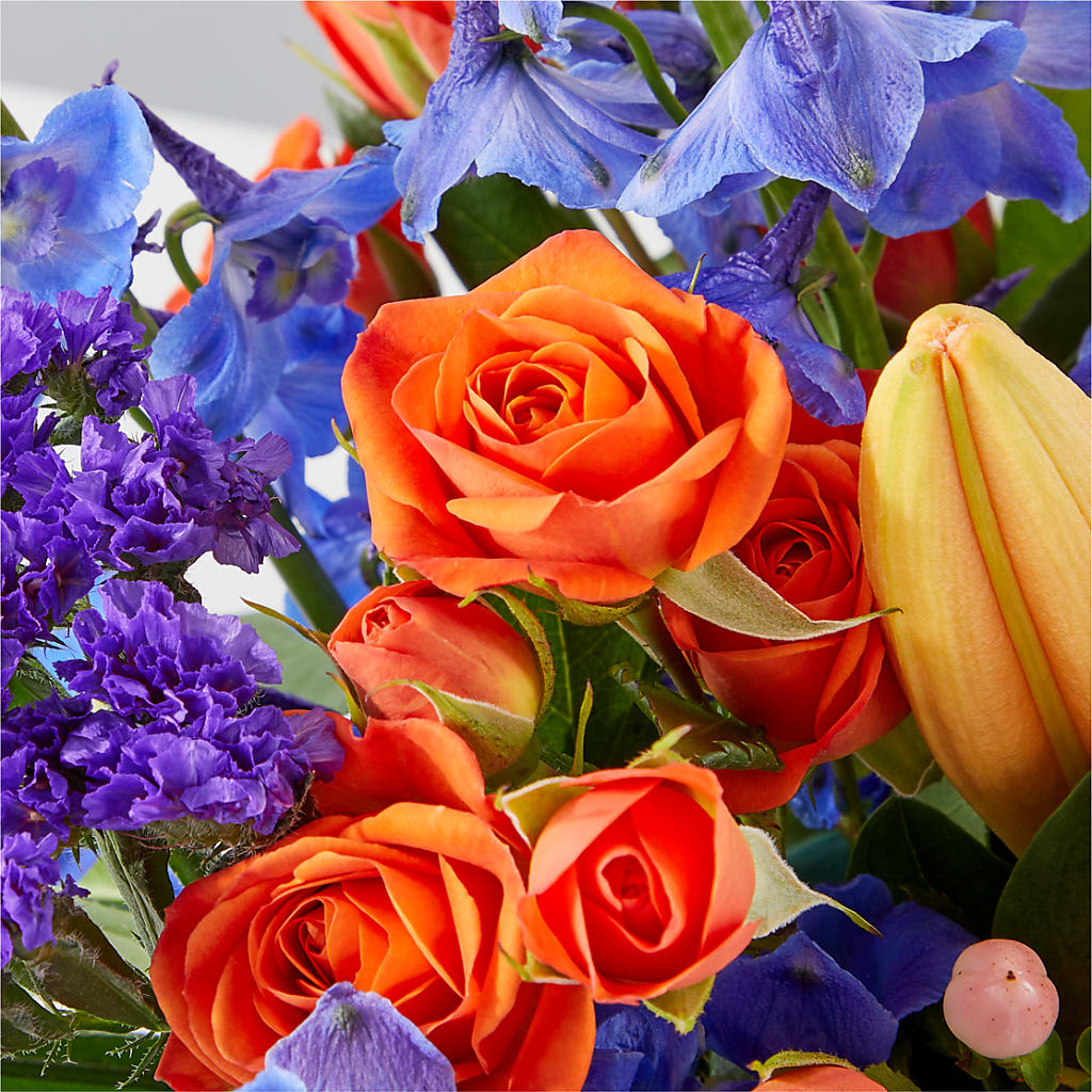 Radiant Citrus Box Bouquet –  Jen-mor Florist Inc, Dover DE