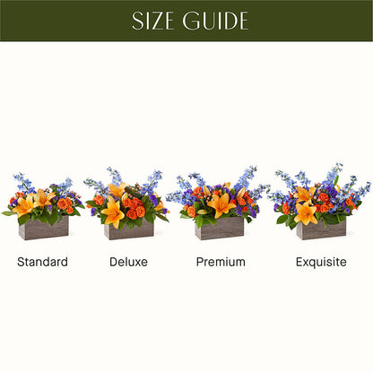 Radiant Citrus Box Bouquet –  Jen-mor Florist Inc, Dover DE