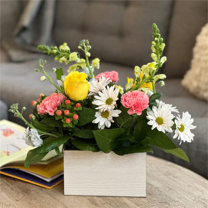Sun Salutation Box Bouquet –  Jen-mor Florist Inc, Dover DE