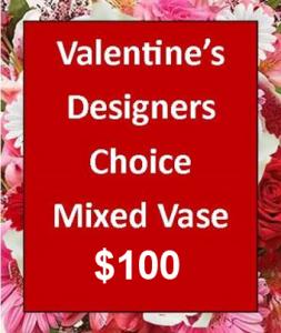 DESIGNERS CHOICE VALENTINE VASE