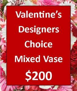 DESIGNERS CHOICE VALENTINE VASE