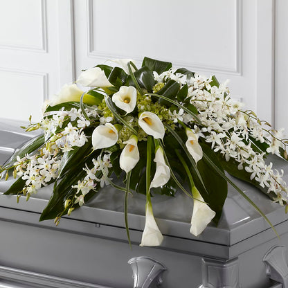 Angel Wings Casket Spray –  Jen-mor Florist Inc, Dover DE