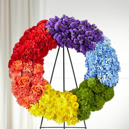 Circle of Love Wreath –  Jen-mor Florist Inc, Dover DE